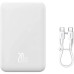 Зовнішній акумулятор Baseus Magnetic Mini Wireless Fast Charge Power Bank 10000mAh 20W White