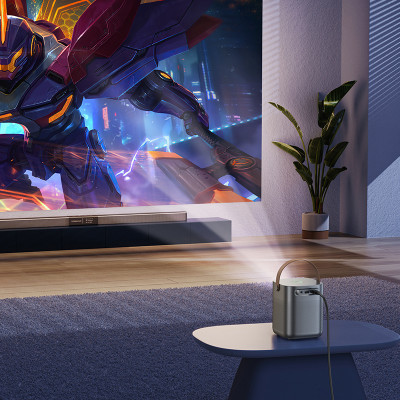 Проектор HOCO DT4 Wi-Fi 2.4/5 ГГц Smart full autofocus projector (720P Android version) EU