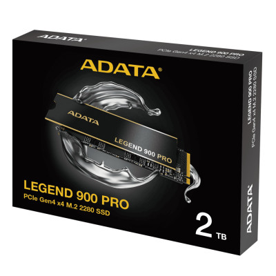Накопичувач SSD M.2 ADATA LEGEND 900 PRO 2TB 2280 PCIe Gen 4x4 3D NAND Read/Write: 7400/6500 MB/sec