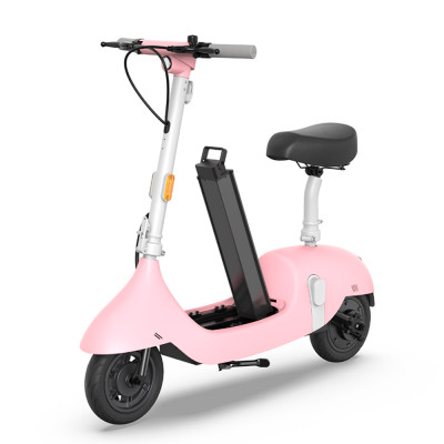 Електросамокат з сидінням OKAI Ceetle PRO EA10C Pink 10', 350(900)W, 25Km/h, 10.4Ah, 55Km, 20%, NFC, App.29kg Електросамокат з сидінням OKAI Ceetle PRO EA10C Pink 10', 350(900)W, 25Km/h, 10.4Ah, 55Km, 20%, NFC, App.29kg