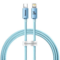 Кабель Baseus Gem Fast-Charging Data Cable USB-C to iP 20W 2m Galaxy Blue Кабель Baseus Gem Fast-Charging Data Cable USB-C to iP 20W 2m Galaxy Blue