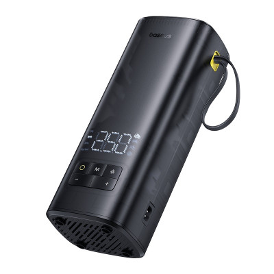 Автомобільний насос Baseus SuperMini Mega Series Double Cylinder Air Inflator Cluster Black