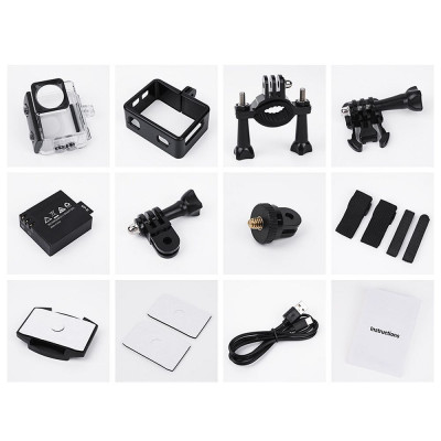 Екшн камера HOCO DV103 Dual color screen sports camera Black