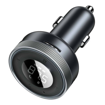 АЗП з FM-модулятором Baseus Enjoy Car Wireless MP3 Charger (Wireless 5.0+5V/3.4A) Black АЗП з FM-модулятором Baseus Enjoy Car Wireless MP3 Charger (Wireless 5.0+5V/3.4A) Black