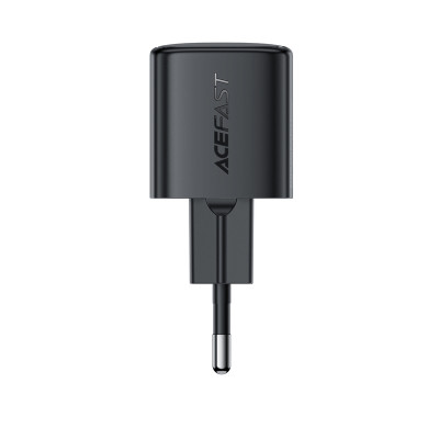 Мережевий зарядний пристрій ACEFAST A117 PD20W mini GaN USB-C fast charger Black