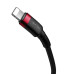 Кабель Baseus Cafule Cable Type-C to iP PD 20W 1m Red+Black Кабель Baseus Cafule Cable Type-C to iP PD 20W 1m Red+Black