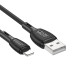 Кабель BOROFONE BX86 Advantage silicone charging data cable for iP Black Кабель BOROFONE BX86 Advantage silicone charging data cable for iP Black