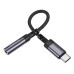 Перехідник BOROFONE BV24 Graceful digital audio converter cable Type-C to 3.5mm Metal Grey Перехідник BOROFONE BV24 Graceful digital audio converter cable Type-C to 3.5mm Metal Grey