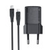 Мережевий зарядний пристрій ACEFAST A118 PD30W mini GaN USB-C fast charger set (P16) Black