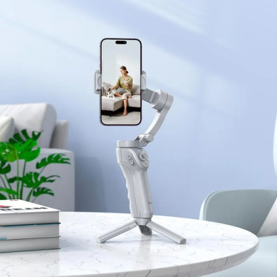 Триосьовий стабілізатор HOCO K24 Support 3-axis smart gimbal Gray Триосьовий стабілізатор HOCO K24 Support 3-axis smart gimbal Gray