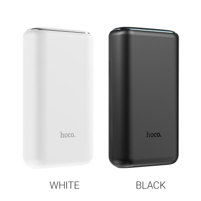 Зовнішній акумулятор HOCO Q1A Kraft fully compatible power bank(20000mAh) White