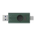 Флеш-накопичувач Kingston 128GB DataTraveler DuoG2 USB-A + USB-C 3.2 Gen1 Black/Green