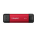 Портативний SSD Kingston Dual USB-A/C 2TB Dual Portable 1050MB/s USB 3.2 Gen 2 Red/Black