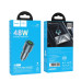 Автомобільний зарядний пристрій HOCO Z60 Bloom 48W dual-port PD30W+QC3.0 multi-protocol car charger Metal Gray Автомобільний зарядний пристрій HOCO Z60 Bloom 48W dual-port PD30W+QC3.0 multi-protocol car charger Metal Gray