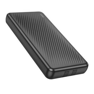 Зовнішній акумулятор BOROFONE BJ57 Graceful 22.5W+PD20W fully compatible power bank with cable (10000mAh) Black