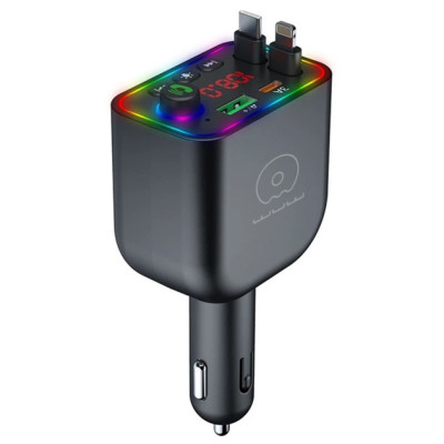 АЗП з FM-модулятором WUW-C237 black АЗП з FM-модулятором WUW-C237 black