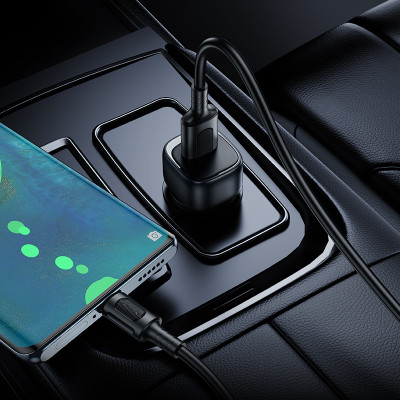 Автомобільний зарядний пристрій BOROFONE BZ34 Cloud single port QC3.0 car charger Black Автомобільний зарядний пристрій BOROFONE BZ34 Cloud single port QC3.0 car charger Black