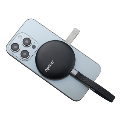 Портативный SSD Apacer Magnetic AS725 256 GB USB 3.2 Gen.2 Type-C MagSafe Black