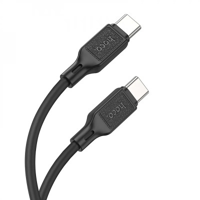Кабель HOCO X90 Cool 60W silicone charging data cable for Type-C to Type-C Black Кабель HOCO X90 Cool 60W silicone charging data cable for Type-C to Type-C Black