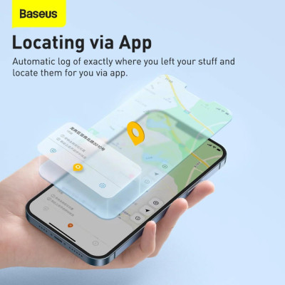 Трекер Baseus T2 Pro Smart Device Tracker White
