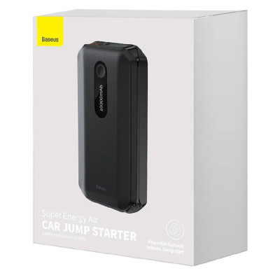 Автомобільний пуско-зарядний пристрій Baseus Super Energy Air Car Jump Starter（10000mAh) Black