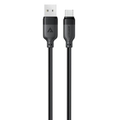 Кабель ACEFAST C16-04, USB to Type-C, 3A, 1.2m ,TPE, TPU connectors, Black