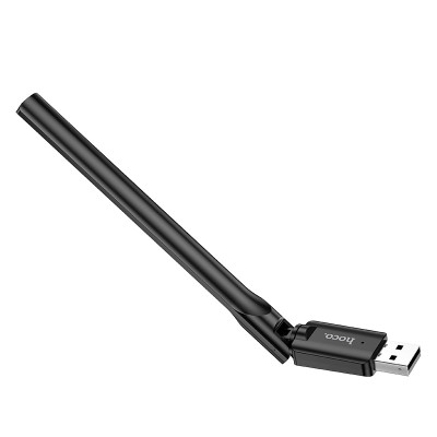 Антена Wi-Fi HOCO HI32 WiFi4 USB external antenna wireless network card Black