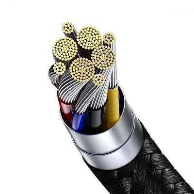 Кабель Baseus Display Fast Charging Data Cable Type-C to Type-C 100W 1m Black