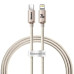 Кабель Baseus Crystal Shine Series Fast Charging Data Cable Type-C to iP 20W 1.2m Pink