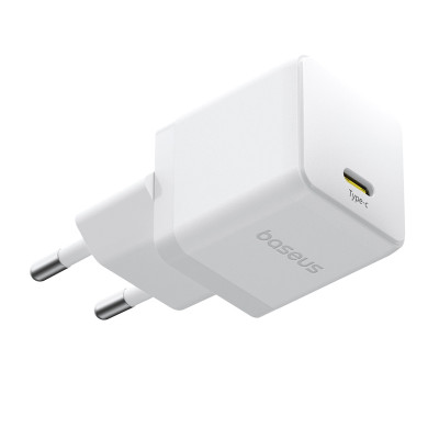 Мережевий зарядний пристрій Baseus Palm Fast Charger 1C 20W EU Moon White Мережевий зарядний пристрій Baseus Palm Fast Charger 1C 20W EU Moon White