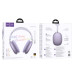 Бездротові накладні навушники HOCO W65 Plus Happy ANC BT headphones Purple