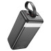 Внешний аккумулятор HOCO J123C Element 22.5W+PD20W fully compatible power bank with digital display(60000mAh) Black
