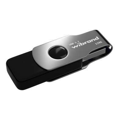 Флеш-накопичувач Wibrand USB 3.2 Gen1 Lizard 128GB Black Флеш-накопичувач Wibrand USB 3.2 Gen1 Lizard 128GB Black