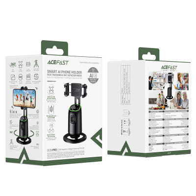 Смарт-штатив ACEFAST E44 360-degree AI intelligent follow-up PTZ Black Смарт-штатив ACEFAST E44 360-degree AI intelligent follow-up PTZ Black