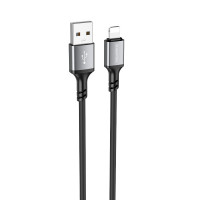 Кабель BOROFONE BX83 iP Famous silicone charging data cable Black