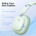 Бездротові накладні навушники Baseus Bowie H1i Noise-Cancellation Wireless Headphones Natural Green