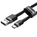 Кабель Baseus Cafule Cable USB For Type-C 3A 1m Gray+Black Кабель Baseus Cafule Cable USB For Type-C 3A 1m Gray+Black