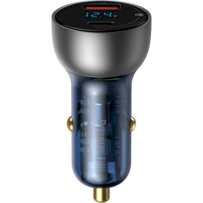 Автомобільний зарядний пристрій Baseus Particular Digital Display QC+PPS Dual Quick Charger Car Charger 65W Shallow tarnish Автомобільний зарядний пристрій Baseus Particular Digital Display QC+PPS Dual Quick Charger Car Charger 65W Shallow tarnish