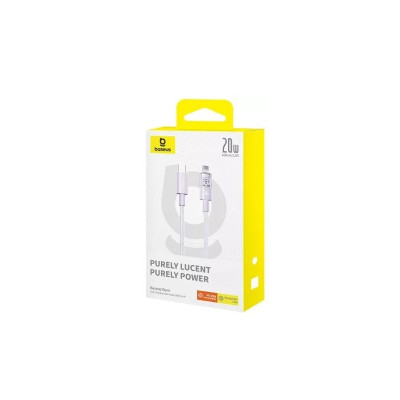 Кабель Baseus Gem Fast-Charging Data Cable USB-C to iP 20W 2m Nebula Purple Кабель Baseus Gem Fast-Charging Data Cable USB-C to iP 20W 2m Nebula Purple