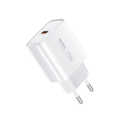 Мережевий зарядний пристрій REMAX Kiddy Series 25W 1C Fast Charger RP-U137 White Мережевий зарядний пристрій REMAX Kiddy Series 25W 1C Fast Charger RP-U137 White
