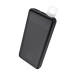 Зовнішній акумулятор WUW Y162  10000mAh + Led ліхтарик  Black