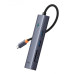 USB-хаб Baseus UltraJoy Series 7-Port HUB Docking Station Space Grey（Type-C to HDMI4K@60Hz*1+USB3.0*3+PD*1+SD/TF*1 ）