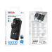 Зовнішній акумулятор BOROFONE BJ84 Smooth power bank with four cables(10000mAh) Black