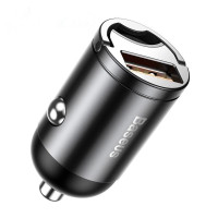 Автомобільний зарядний пристрій Baseus Tiny Star Mini Quick Charge Car Charger USB Port 30W Gray Автомобільний зарядний пристрій Baseus Tiny Star Mini Quick Charge Car Charger USB Port 30W Gray