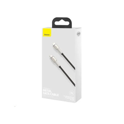 Кабель Baseus Cafule Series Metal Data Cable Type-C to iP PD 20W 1m Black Кабель Baseus Cafule Series Metal Data Cable Type-C to iP PD 20W 1m Black