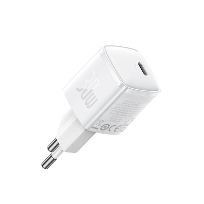 Мережевий зарядний пристрій Baseus Cube Pro Fast Charger 1C 30W EU White