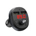 АЗП з FM-модулятором HOCO E41 In-car audio wireless FM transmitter Black