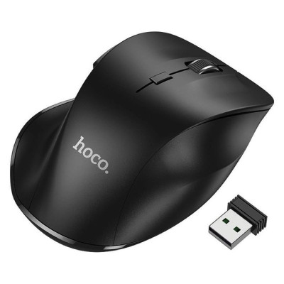 Маніпулятор миша HOCO GM24 Mystic six-button dual-mode business wireless mouse Black Маніпулятор миша HOCO GM24 Mystic six-button dual-mode business wireless mouse Black