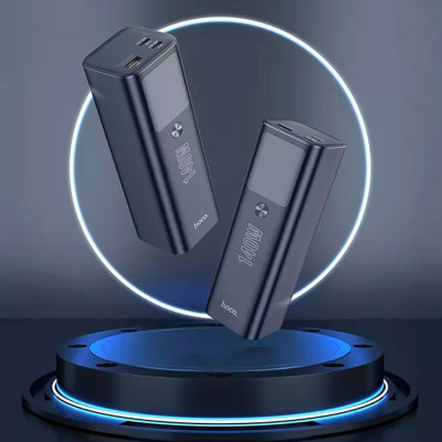 Зовнішній акумулятор HOCO Q17 Electric PD140W power bank(25000mAh) Black