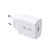 Мережевий зарядний пристрій REMAX Huiying GaN Fast Charging Charger CA09(C30W) EU-white Мережевий зарядний пристрій REMAX Huiying GaN Fast Charging Charger CA09(C30W) EU-white